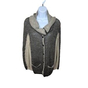Inhabit | Silk Alpaca Button cardigan Small Soft Luxury